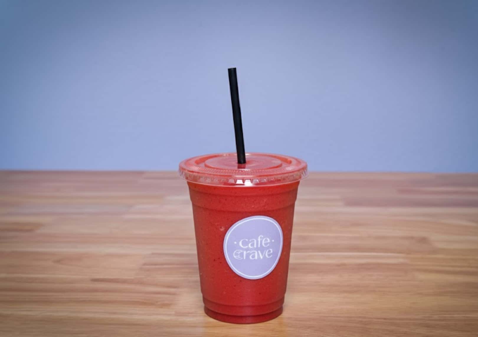 Smoothie – Jordbær, banan & æble