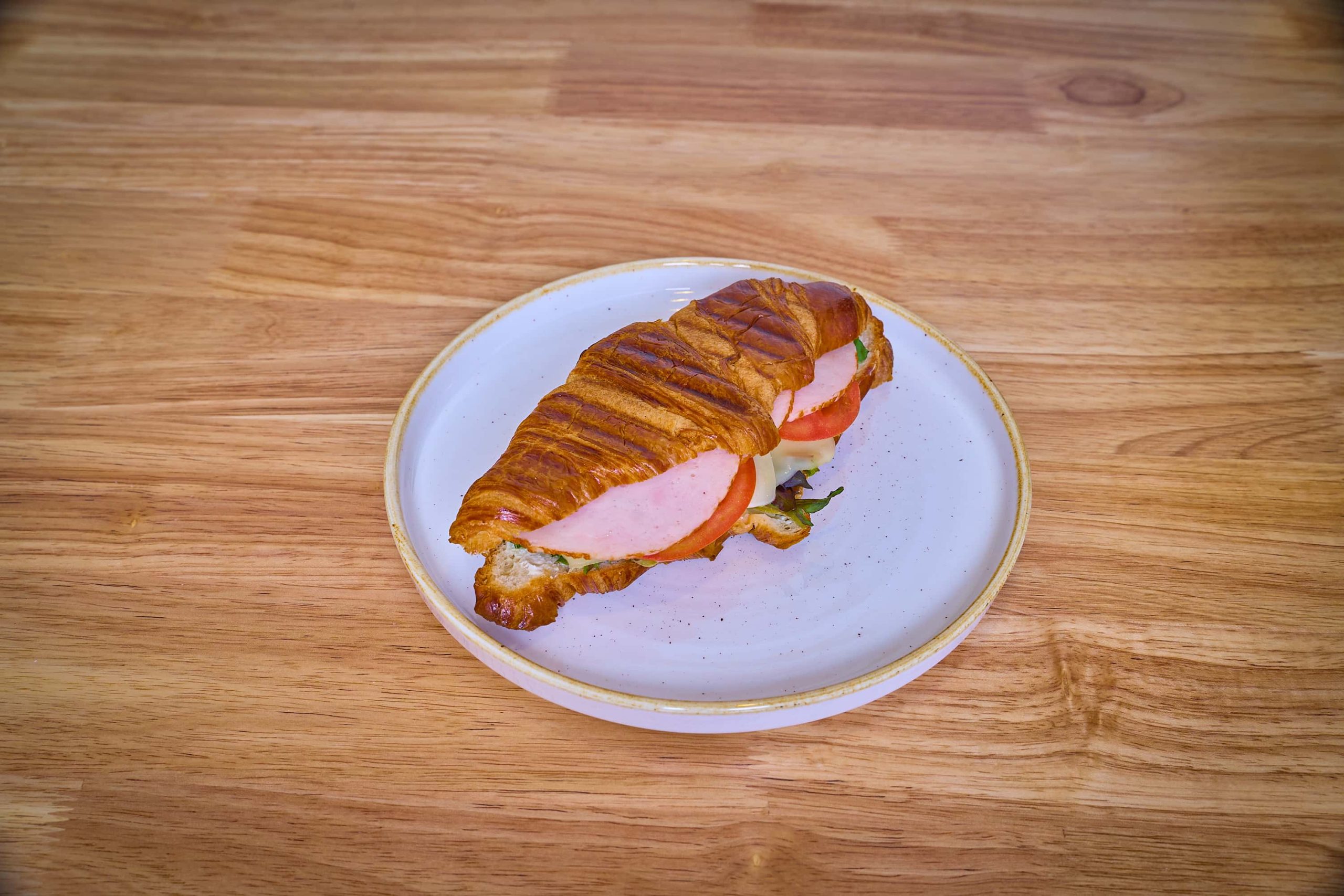 Grillet croissant med kylling