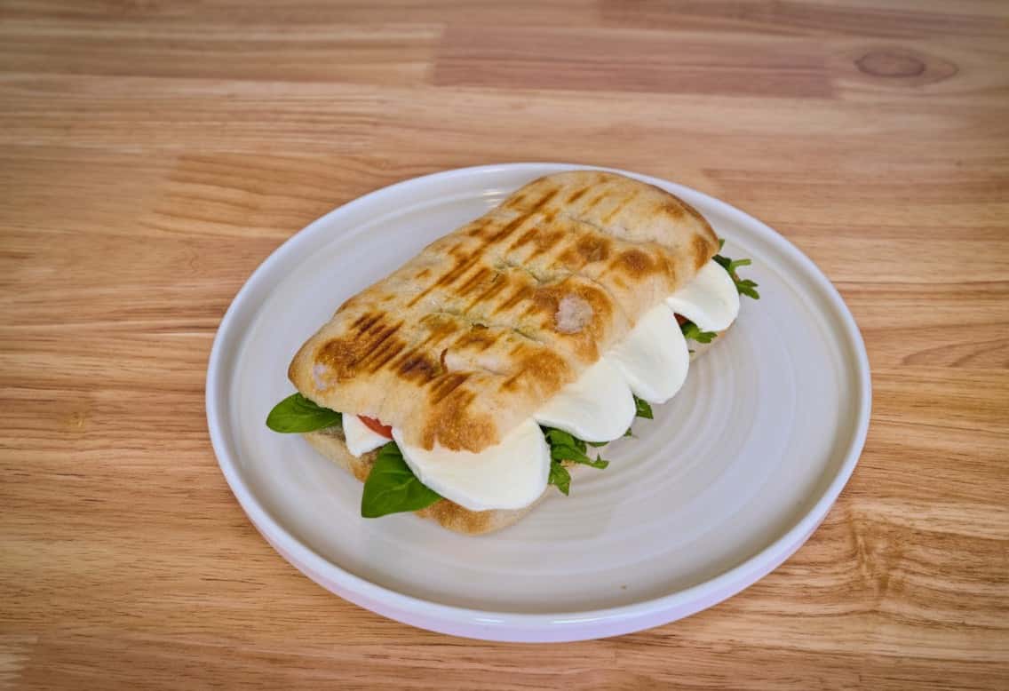 Focaccia med mozzarella