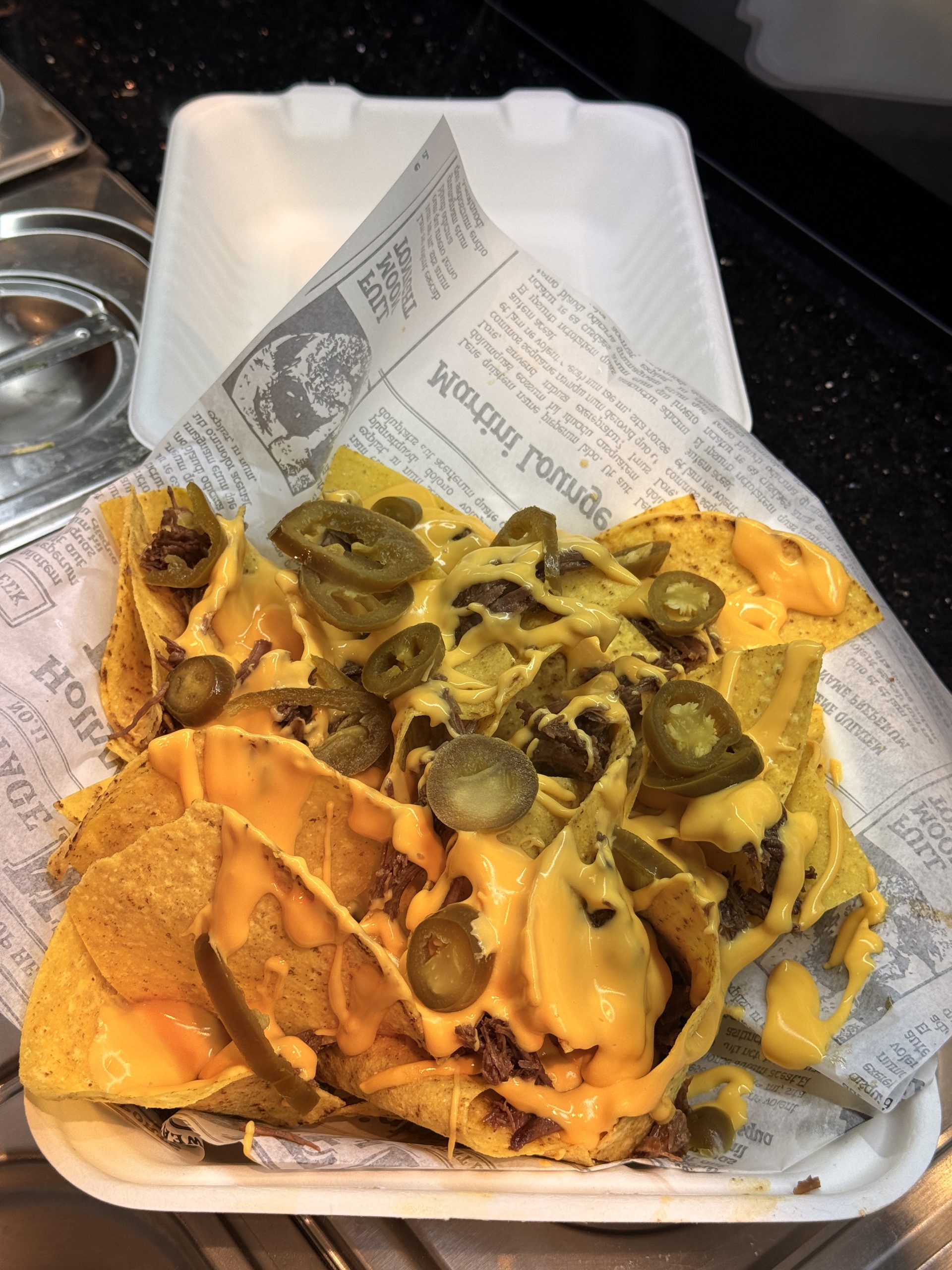 Loaded Cheese Nachos