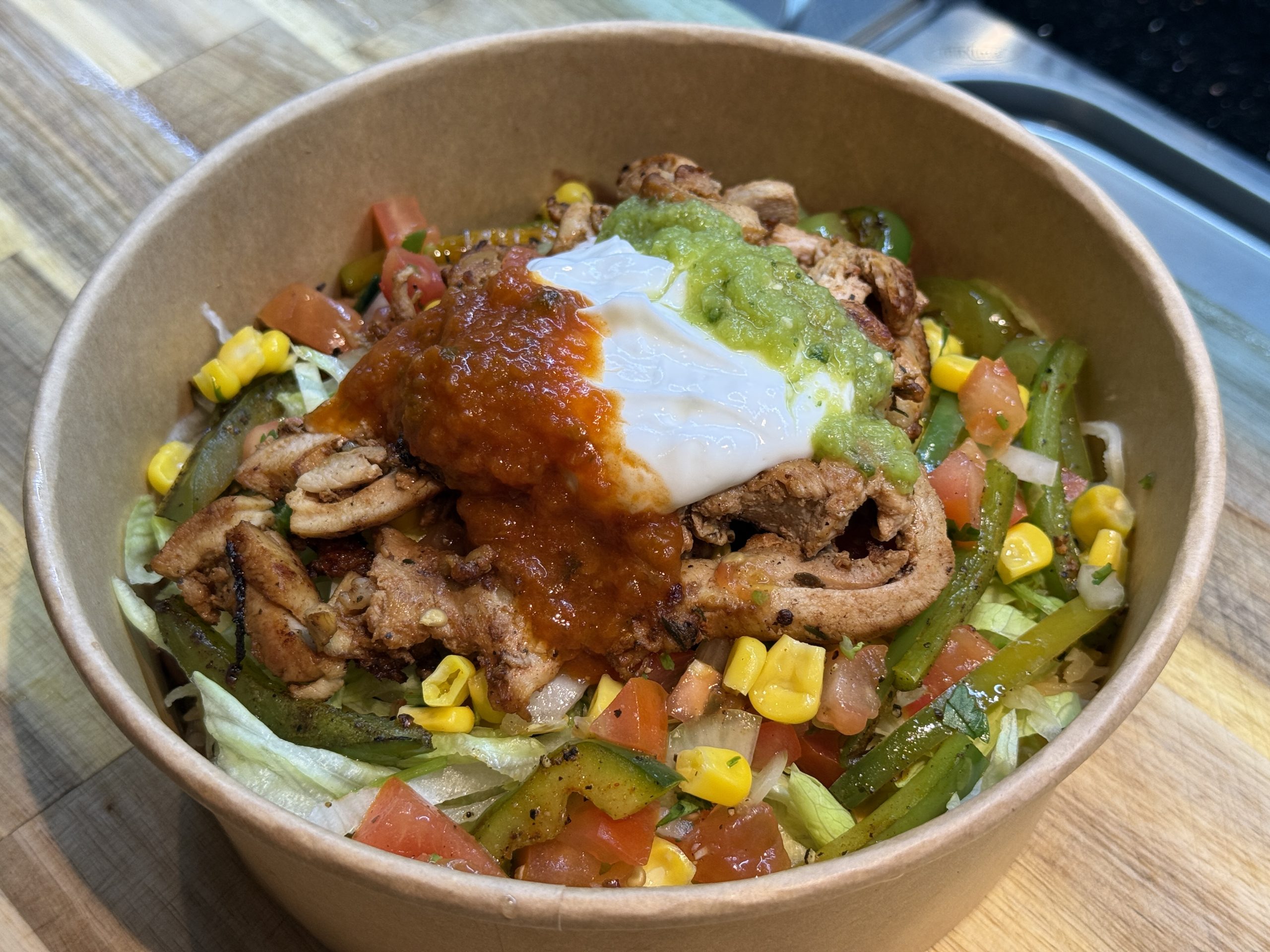 Burrito Bowl m/Fajita Kylling