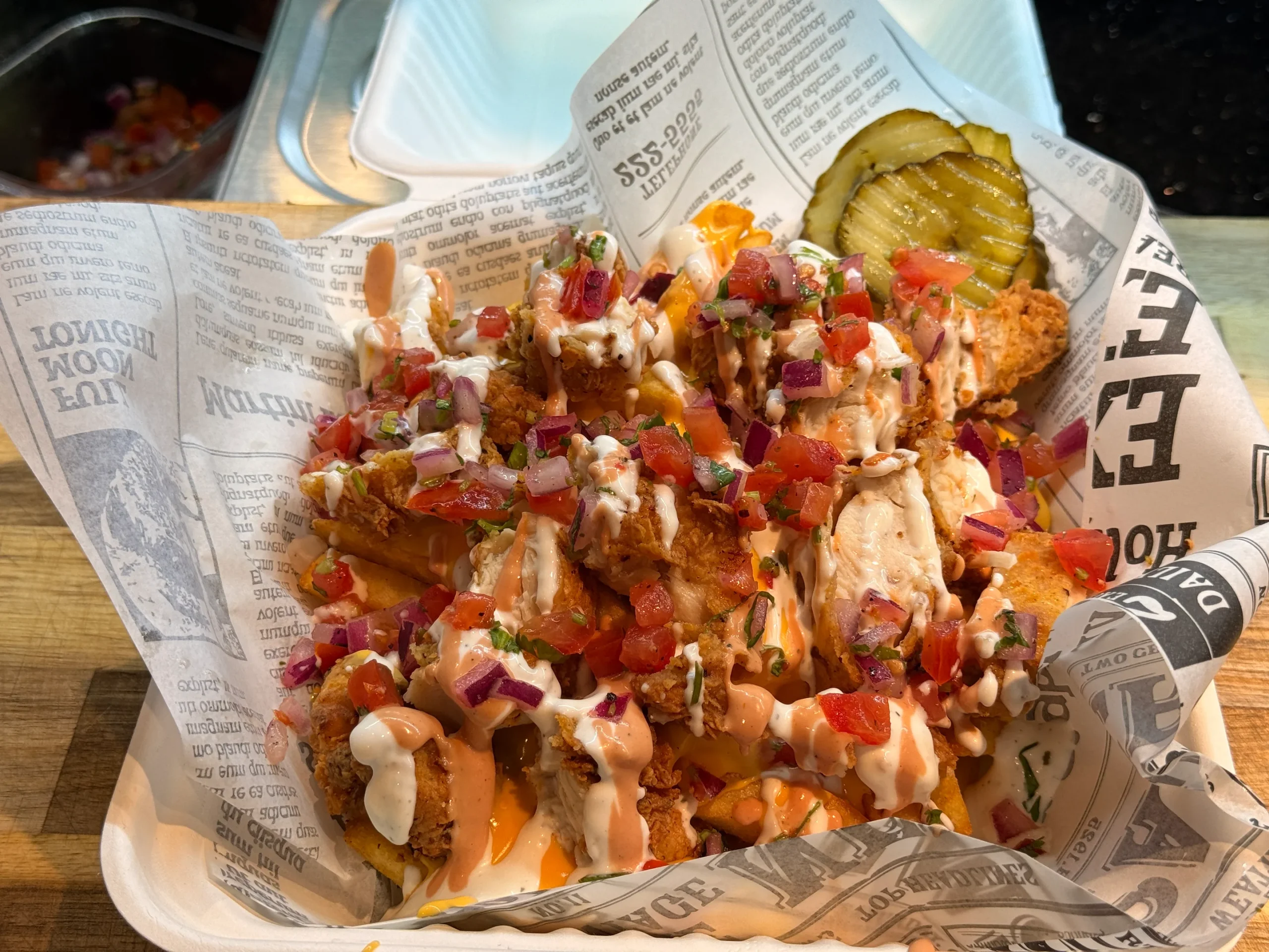 Loaded Crispy Chicken Fries