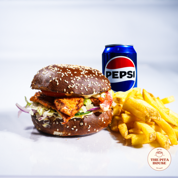 Grillet Kylling Burger Menu