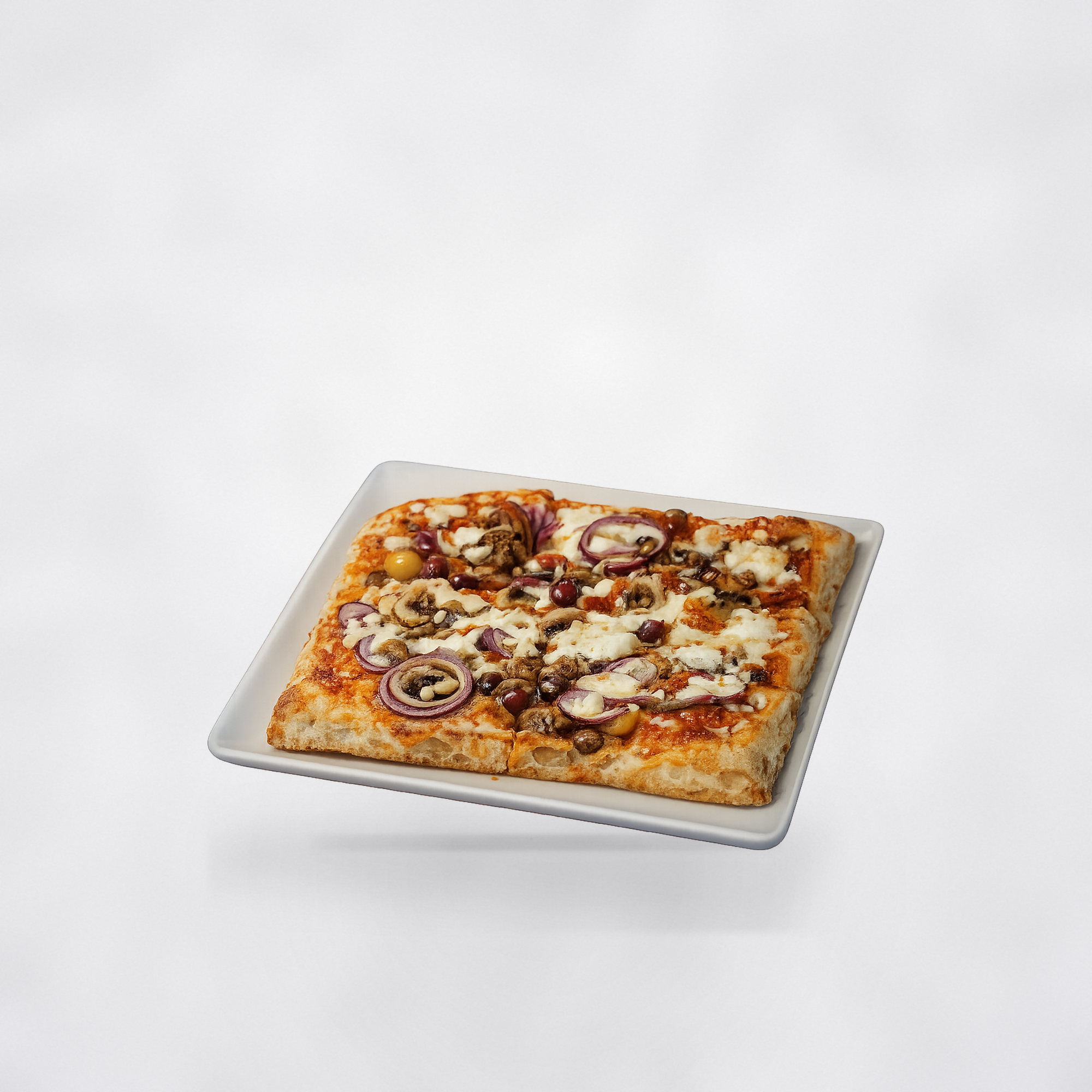 Veggie surdejspizza