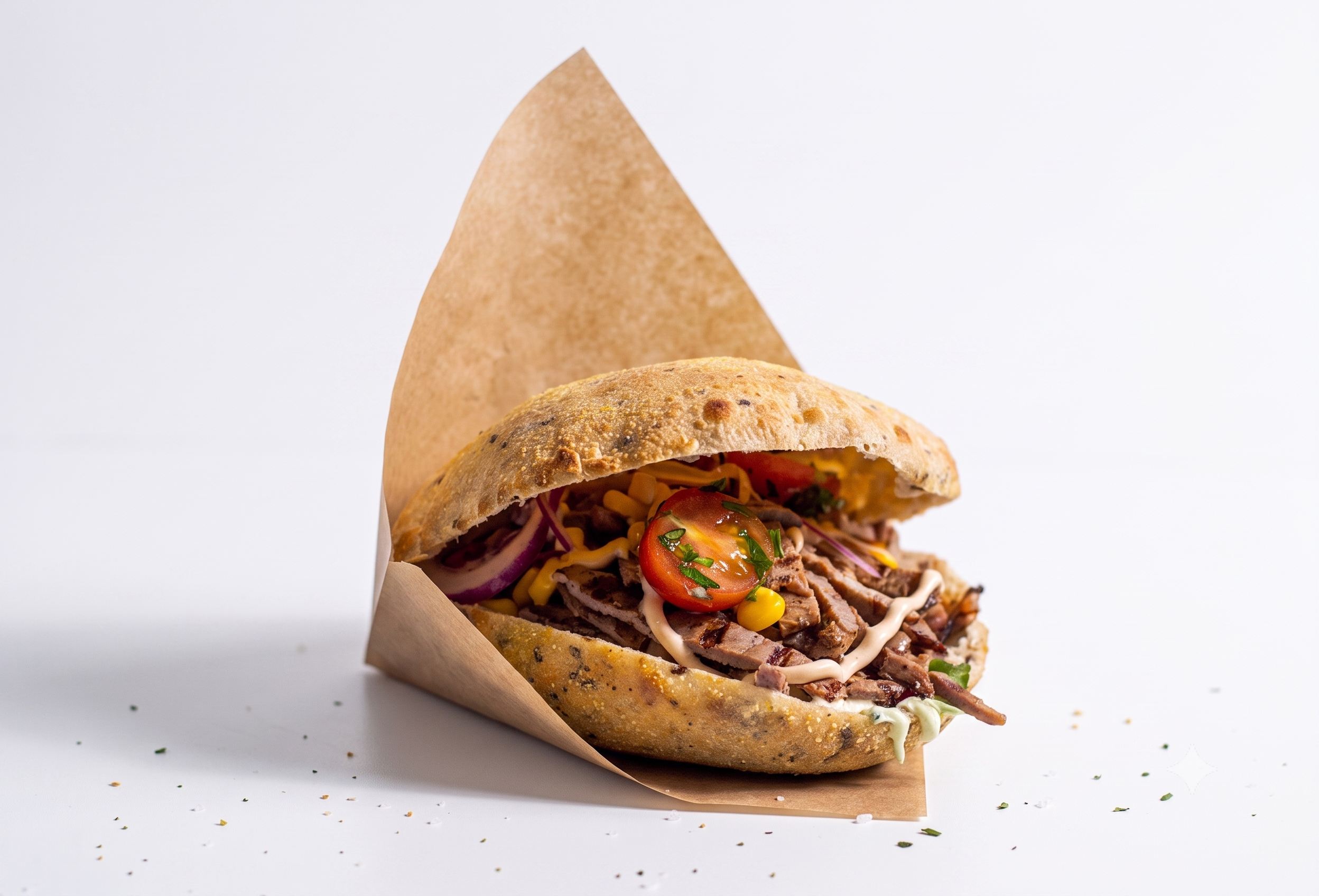 Grillet Oksefilet Pita